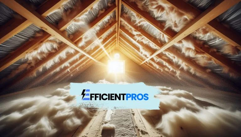 Efficient Pros 20 attic insulation